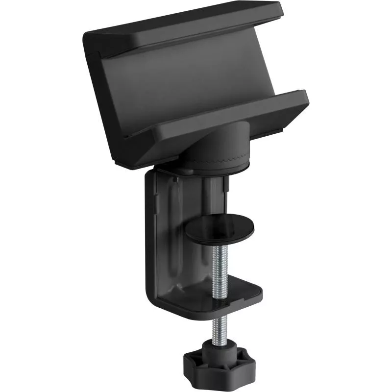 InLine® Tischklemme für Steckdosenleiste, drehbar, Schraubklemme, schwarz