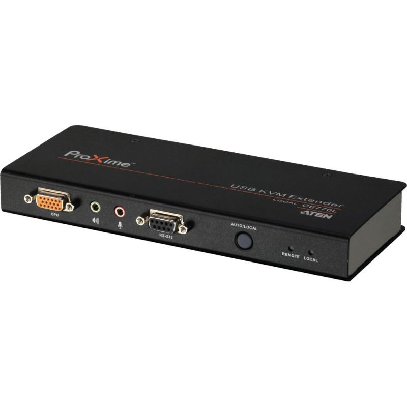 ATEN CE770 Konsolen Extender 1x PC auf 2x Konsole USB RS232 Audio max. 300m