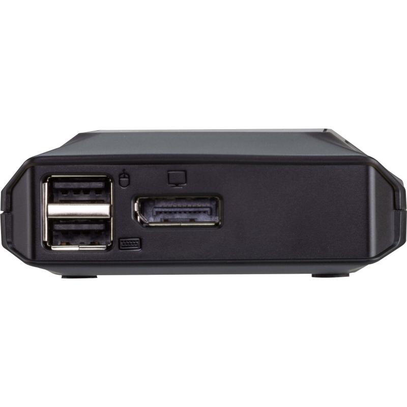 ATEN US3312 2-Port USB-C 4K DisplayPort KVM-Switch mit Remote