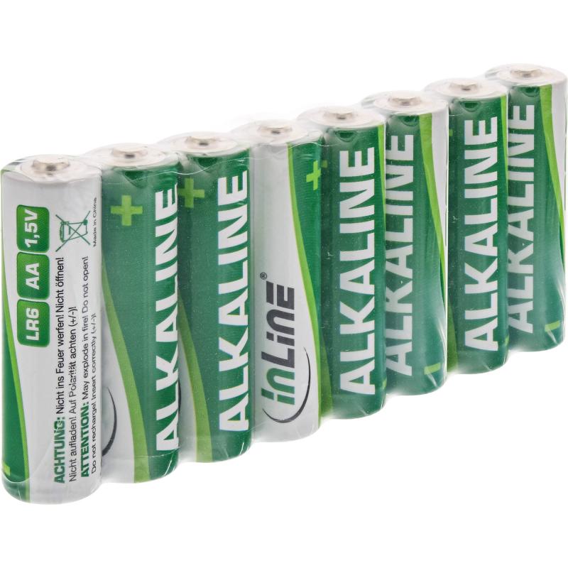 InLine® Alkaline High Energy Batterie Mignon (AA) 100er Pack
