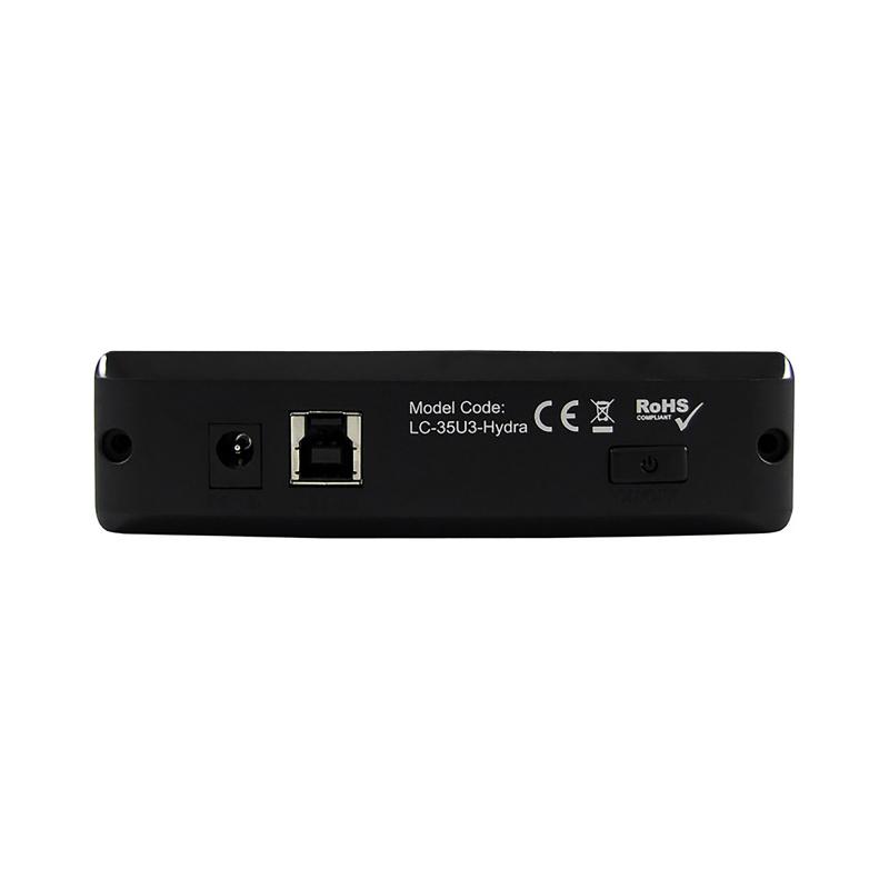 LC-Power LC-35U3-Hydra externes 3,5"-SATA-Festplattengehäuse USB 3.0 Alu schwarz