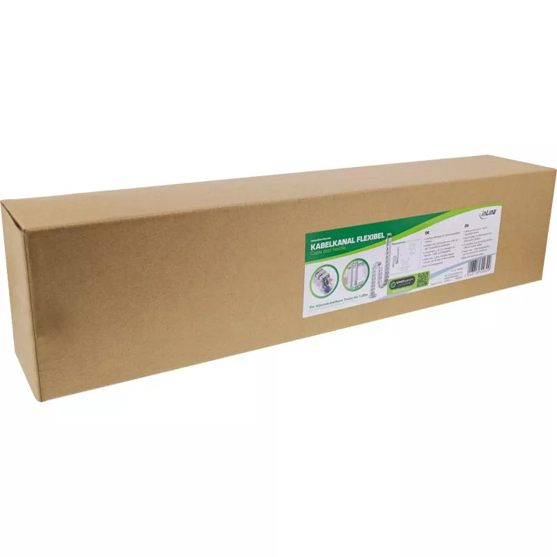 Flexibler Kabelkanal mit Tischbefestigung – 4-Kammer-System – bis 1,28 m – grau Flexibler Kabelkanal mit Tischbefestigung – 4-Kammer-System – bis 1,28 m – grau