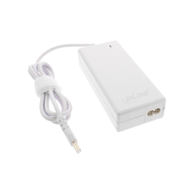 Inline Universal Netzteil für Notebooks 90W USB 100-240V weiß mit 8 Wechselsteckern
