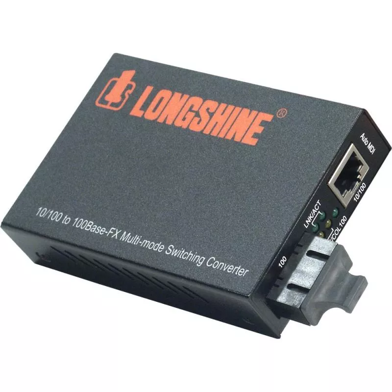 Longshine Ethernet Media Konverter 10/100 TP zu 100 LWL(SC) LCS-C842MC