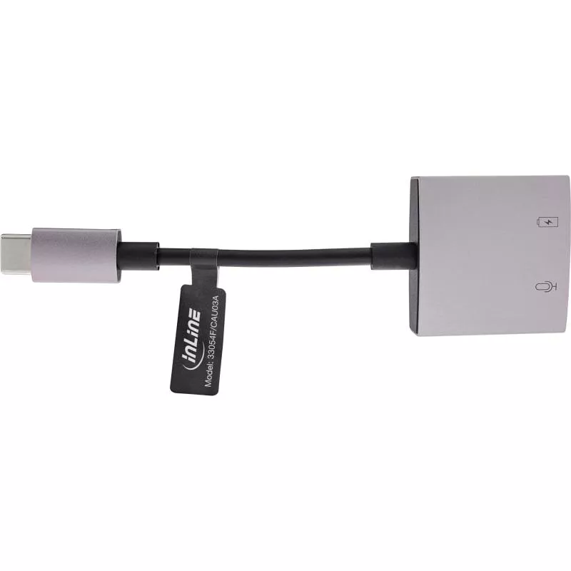 InLine® USB-C Audio Adapterkabel USB-C zu 3,5mm Buchse + PD 30W InLine® USB-C Audio Adapterkabel USB-C zu 3,5mm Buchse + PD 30W