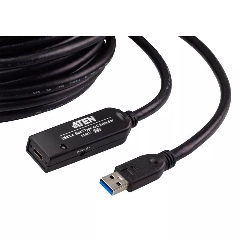 ATEN UE332C Verlängerungskabel USB 3.2 Gen1 USB-A Stecker zu USB-C Buchse 20m