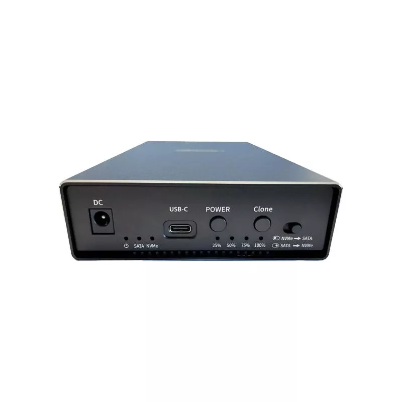 LC-Power LC-DOCK-C-35-M2 Docking Station / Festplattengehäuse 1x3,5"-SATA-HDD & 1x NVMe-M.2-SSD USB 3.2 Gen 2x1