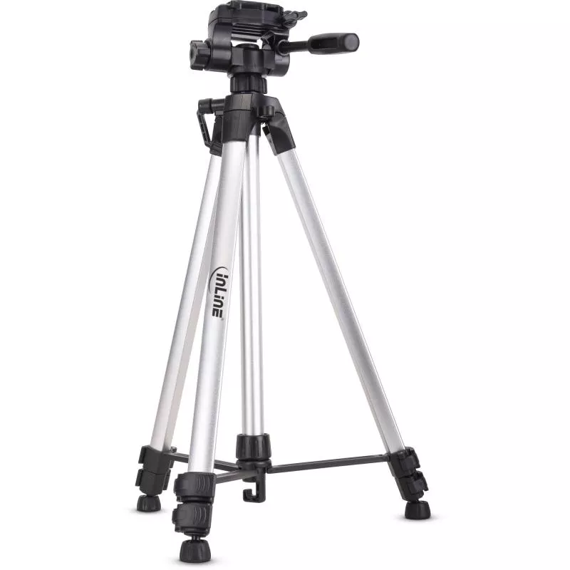 InLine® Stativ für Digitalkameras und Videokameras Aluminium Höhe max. 1,73m