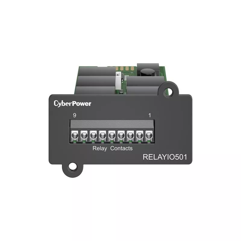 CyberPower RELAYIO501 Relay Control Card, Potentialfreie Relaiskontakt, Anschluss Terminal, für PR/OL Serie.