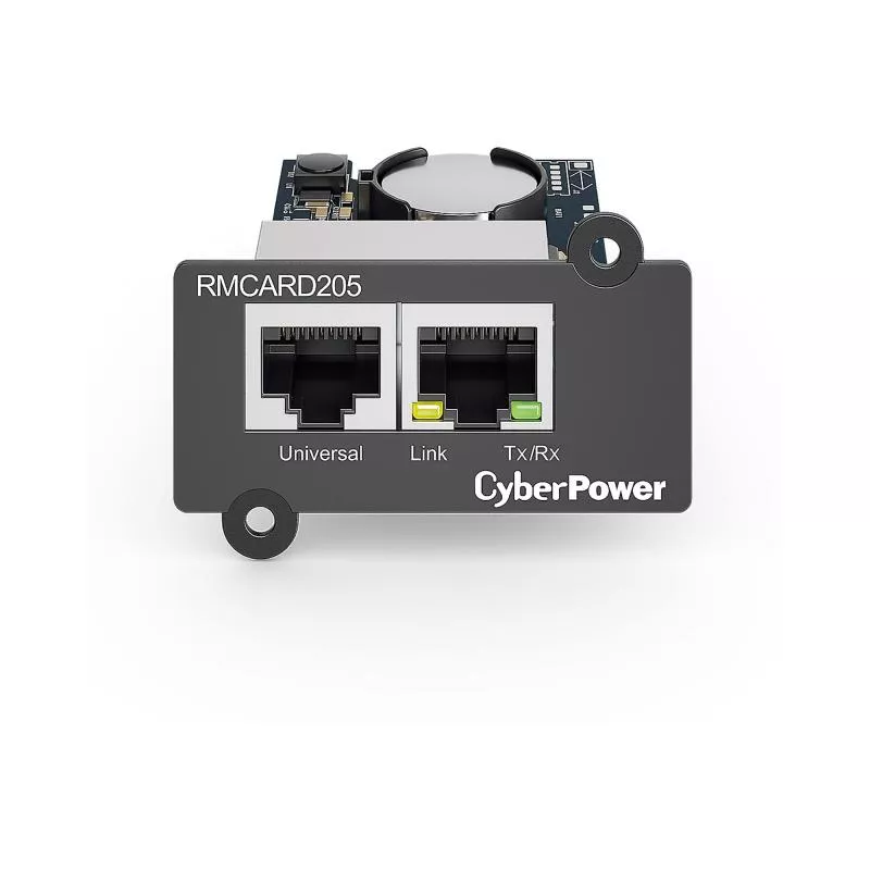 CyberPower RMCARD205 -Netzwerkkarte, SNMP, embedded, komp. mit Envirosensor (Optional), für OR, PR, OL, OLS Modelle