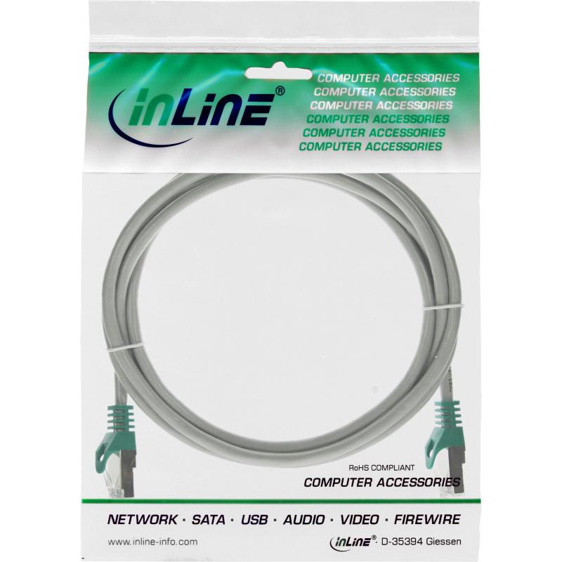 InLine® Crossover Patchkabel, F/UTP, Cat.5e, grau, 2m