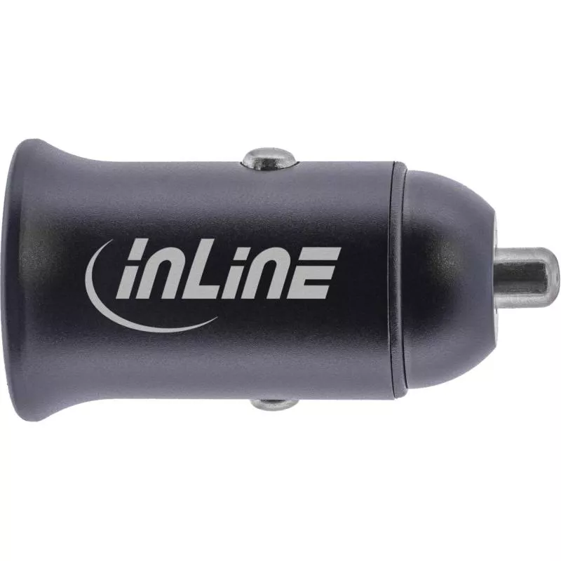 InLine® USB KFZ Stromadapter Power Delivery, 2x USB Typ-C, schwarz InLine® USB KFZ Stromadapter Power Delivery, 2x USB Typ-C, schwarz