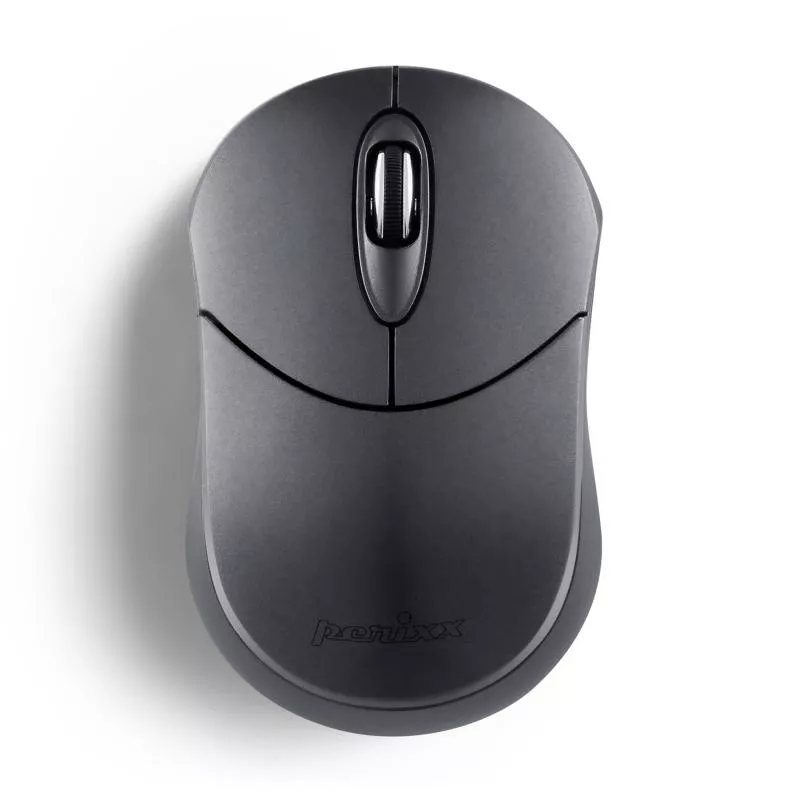 Perixx PERIMICE-722B Kabellose Maus - Leise Tasten, Kompakt, Für Rechtshänder, Plug & Play