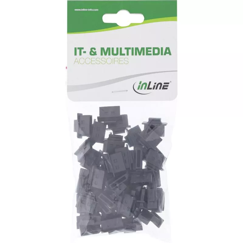 InLine® Staubschutz, für DisplayPort Buchse schwarz 50er Pack InLine® Staubschutz, für DisplayPort Buchse schwarz 50er Pack