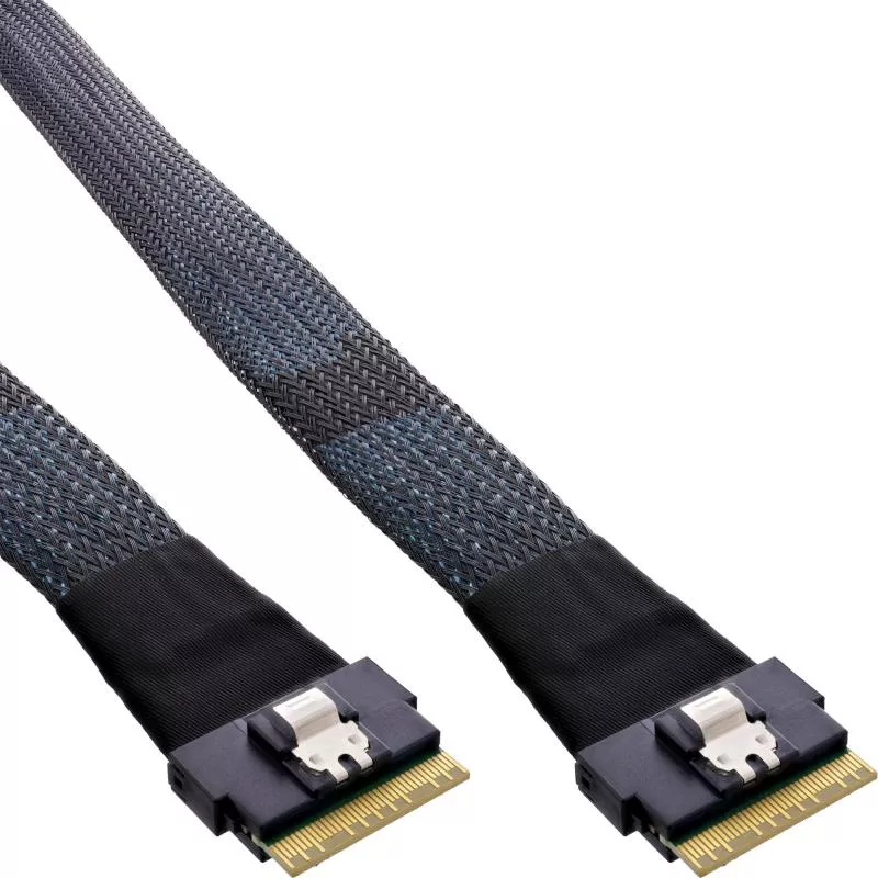 InLine® Slim SAS Kabel SFF-8654 8X zu SFF-8654 8X 48 Gb/s