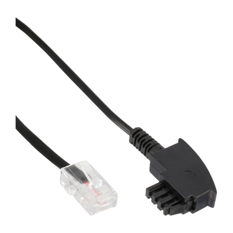 InLine® TAE-F Kabel für DSL-Router, TAE-F Stecker an RJ45 8P2C
