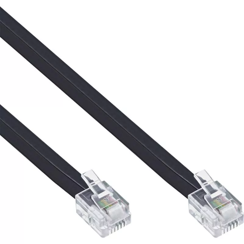 InLine® Modularkabel RJ11 Stecker / Stecker 4adrig 6P4C