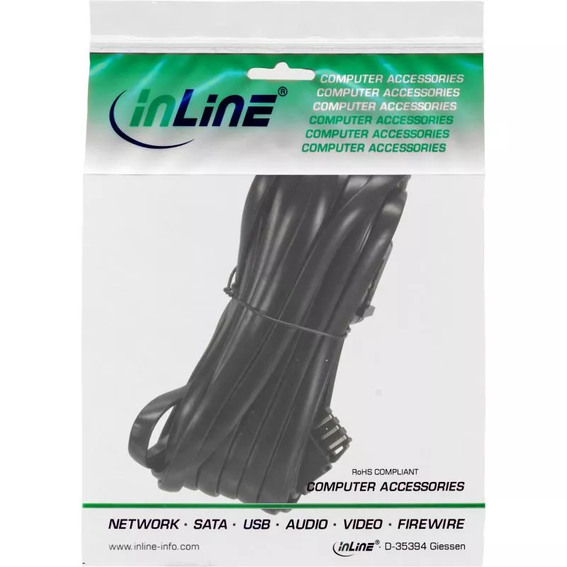 InLine® TAE-N Verlängerung TAE-N Stecker / Buchse InLine® TAE-N Verlängerung TAE-N Stecker / Buchse