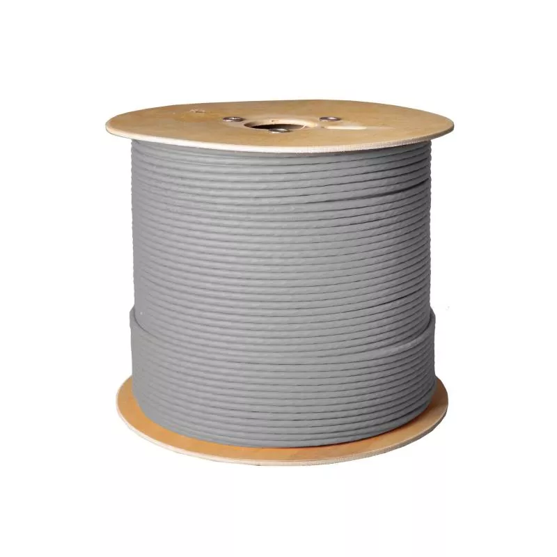 Cat 5E Verlegekabel, F/UTP, AWG24, LSZH, 100 MHz, Eca, Grau Cat 5E Verlegekabel, F/UTP, AWG24, LSZH, 100 MHz, Eca, Grau