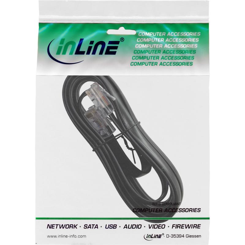 InLine® ISDN Anschlusskabel RJ45 Stecker/Stecker (8P8C)