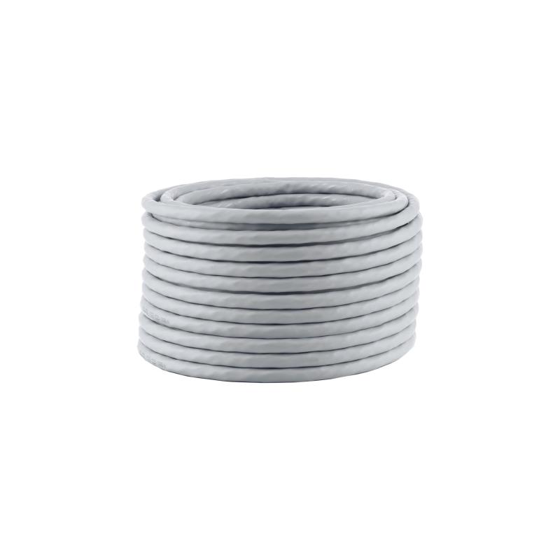 Cat 6 Patchkabel Meterware, S/FTP, AWG27/7, PVC, 250 MHz, grau