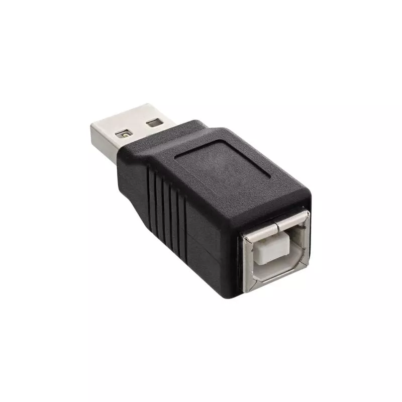 InLine® USB 2.0 Adapter Stecker A auf Buchse B