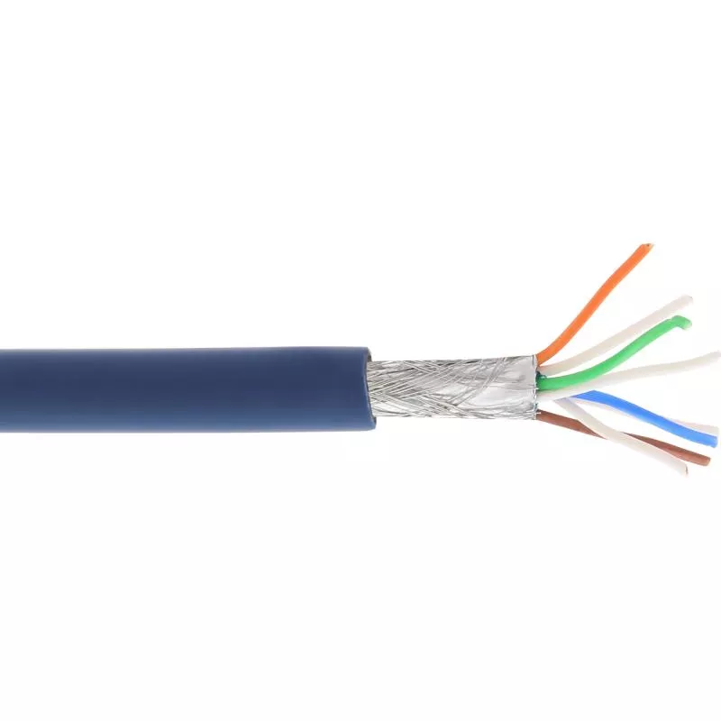 Cat.6A Netzwerkkabel flexibel blau