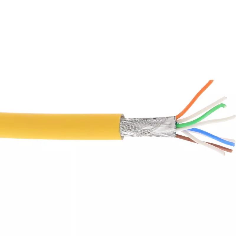 Cat.6A Netzwerkkabel flexibel gelb