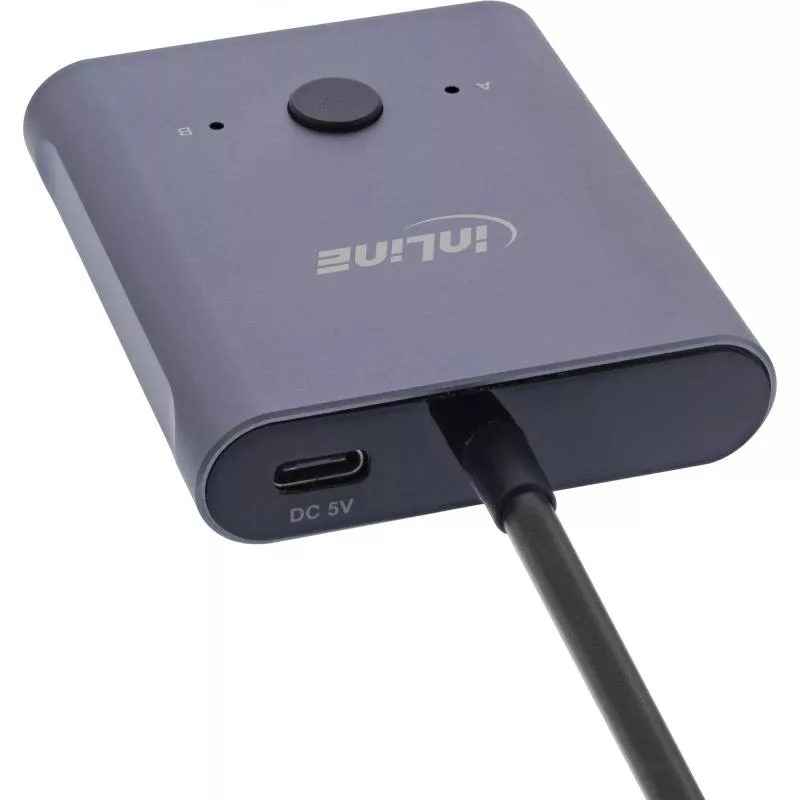 USB-C Switch – Bidirektionaler Umschalter, 10Gb/s, 100W USB-C Switch – Bidirektionaler Umschalter, 10Gb/s, 100W