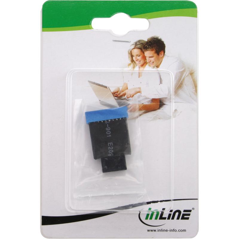 InLine® USB 2.0 zu 3.0 Adapter intern USB 2.0 Mainboard auf USB 3.0 intern