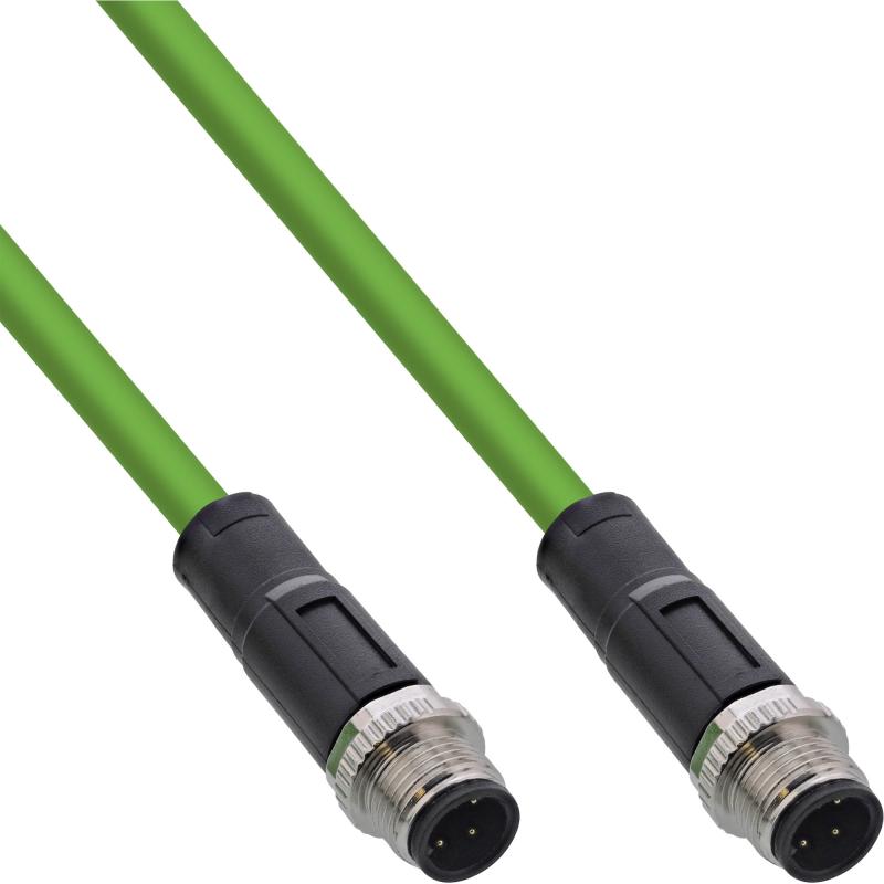 Industrie Netzwerkkabel M12 4-Pin D-kodiert – Robustes Verbindungskabel, PUR