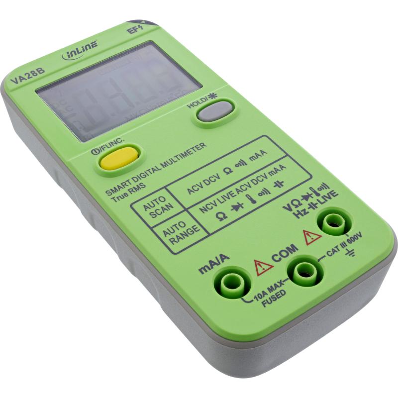 InLine® Multimeter mit Auto-Range und Autoscan, Pocketformat InLine® Multimeter mit Auto-Range und Autoscan, Pocketformat