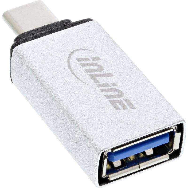 InLine® USB 3.2 Gen.2 Adapter USB-C Stecker an A Buchse