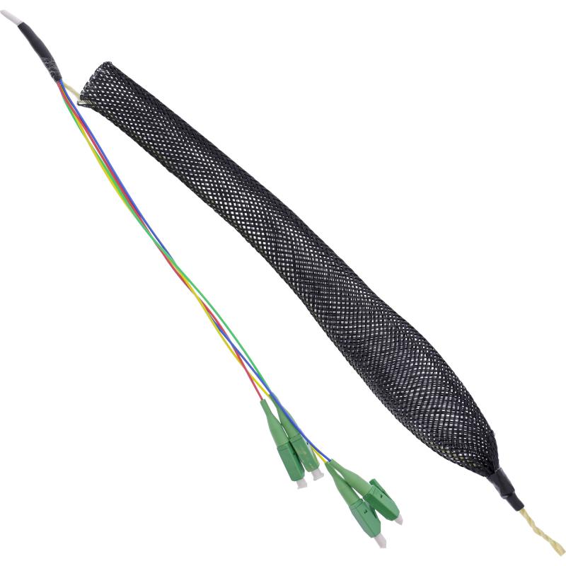 LWL Anschlussbox vorkonfektioniert – 4x LC/APC 9/125µm, 40m