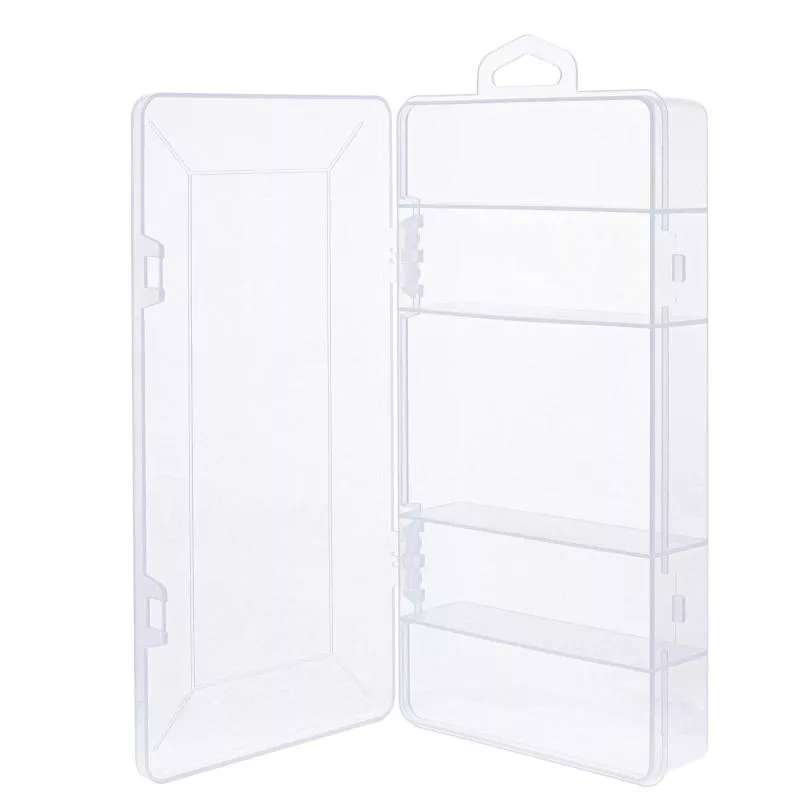 InLine® Kleinteilebox, 5 Fächer, Abmessungen: 206x107x33mm, transparent