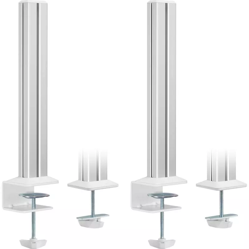 Slatwall Tischhalterung – 1m Aluminium-Panel mit 2 Stützen (0,86m)