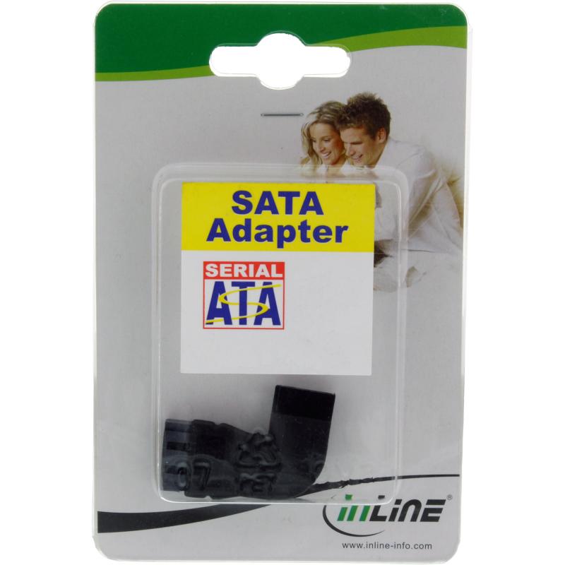 InLine® SATA Adapter Stecker Buchse gewinkelt rechts