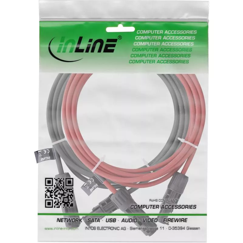 Solarkabel Verlängerung 4 mm² (2×7,5 m, Schwarz/Rot) Solarkabel Verlängerung 4 mm² (2×7,5 m, Schwarz/Rot)