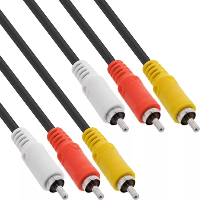 Cinch Audio-/Videokabel 3x Cinch Stecker/Stecker