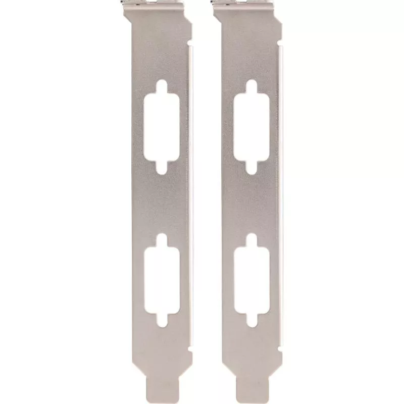 Slotblech für 2x Sub-D 9-pol – beidseitig nutzbar – 2er Set