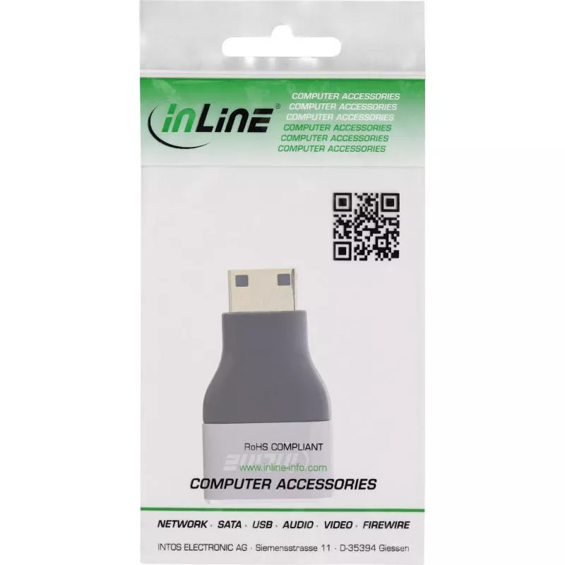 HDMI Adapter – HDMI A Buchse auf Mini HDMI C Stecker, 8K UHD HDMI Adapter – HDMI A Buchse auf Mini HDMI C Stecker, 8K UHD