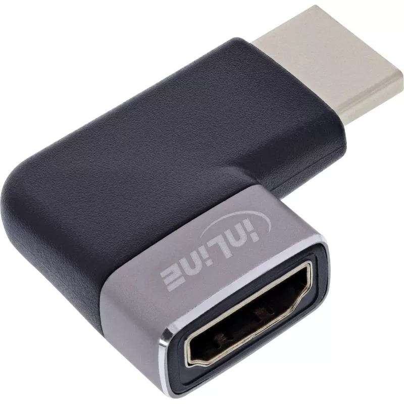 HDMI Adapter – 90° gewinkelt (rechts), HDMI A Stecker auf Buchse, 8K UHD HDMI Adapter – 90° gewinkelt (rechts), HDMI A Stecker auf Buchse, 8K UHD