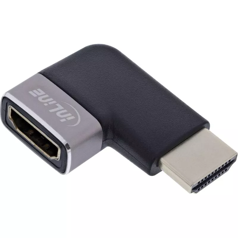 HDMI Adapter – 90° gewinkelt (rechts), HDMI A Stecker auf Buchse, 8K UHD HDMI Adapter – 90° gewinkelt (rechts), HDMI A Stecker auf Buchse, 8K UHD