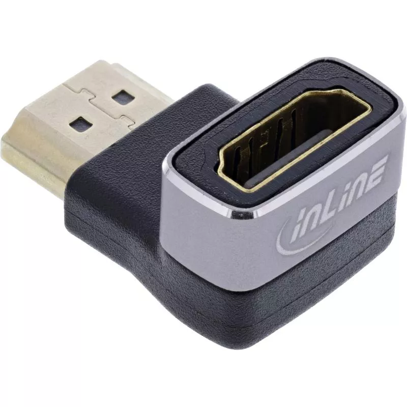 HDMI Adapter – 90° gewinkelt (unten), HDMI A Stecker auf Buchse, 8K UHD HDMI Adapter – 90° gewinkelt (unten), HDMI A Stecker auf Buchse, 8K UHD