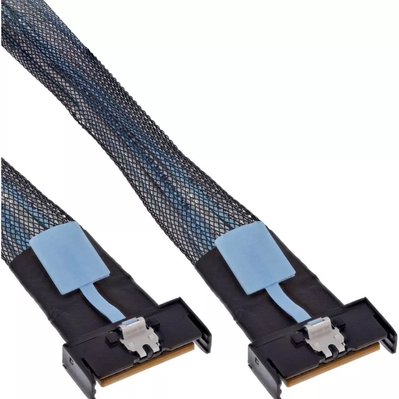 MCIO Kabel x8 zu x8, 1 m – PCIe Gen5 Verbindungskabel für Server