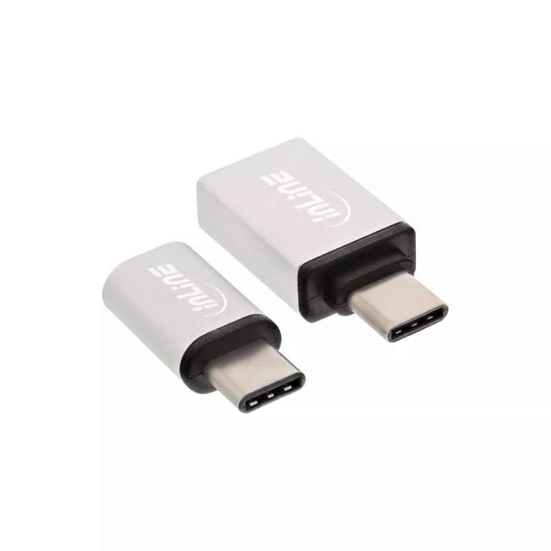 USB-C Adapter-Set: USB-A (Gen 1) & Micro-B – Aluminium, OTG-fähig