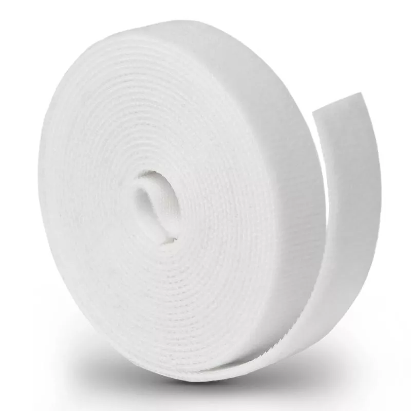 Label-The-Cable LTC Roll Strap, doppelseitige Klettbandrolle, 3m, weiß