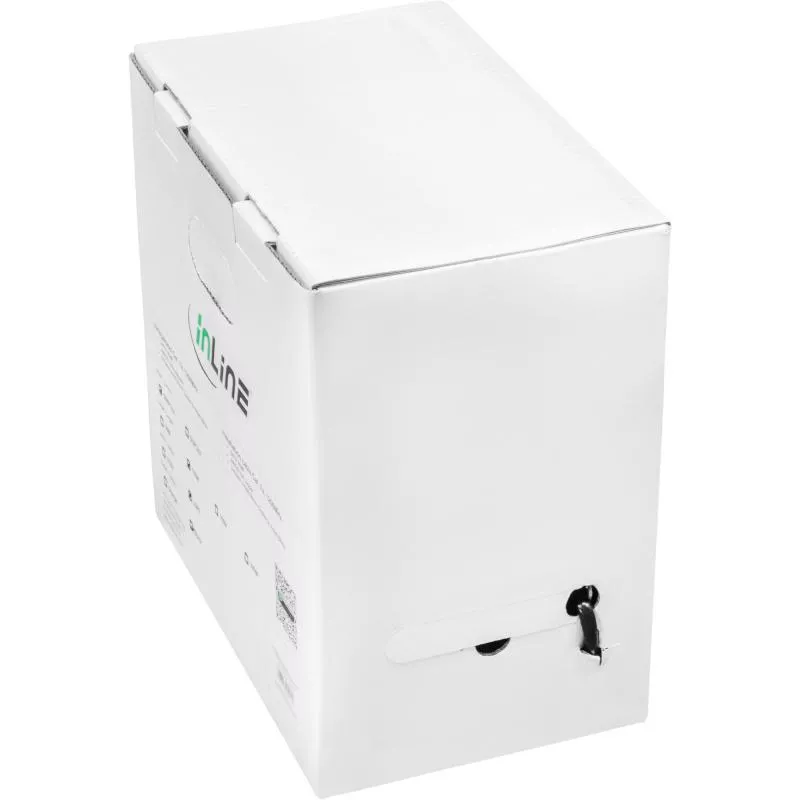 Cat 7A Außen-Verlegekabel, S/FTP, PiMF, AWG23, PE-Mantel, 1200 MHz, Schwarz