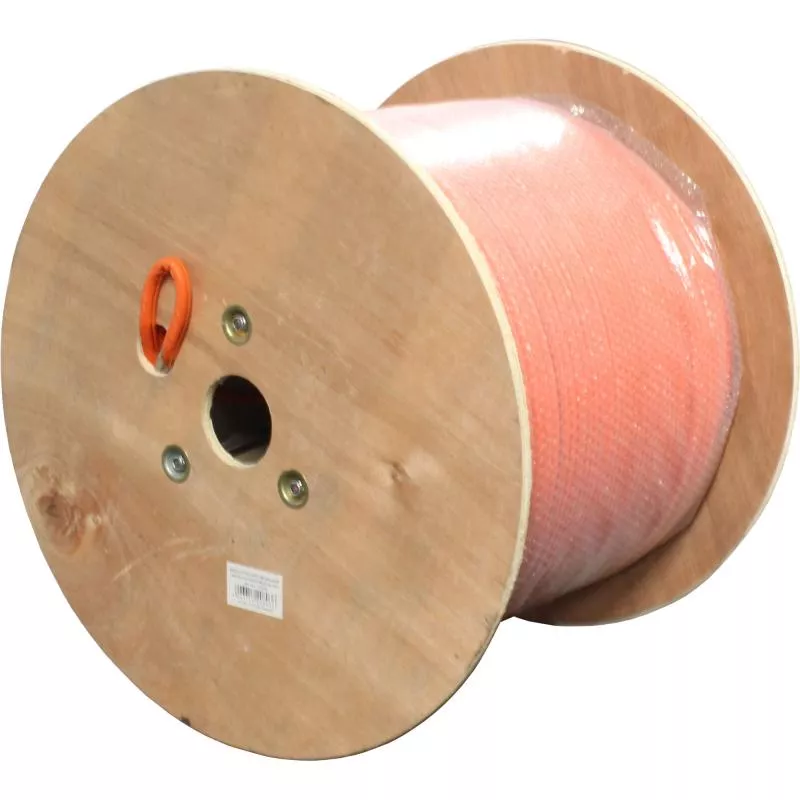 Cat 7A Duplex Verlegekabel, S/FTP, PiMF, 2×AWG23, LSOH, 1200 MHz, Eca, Orange