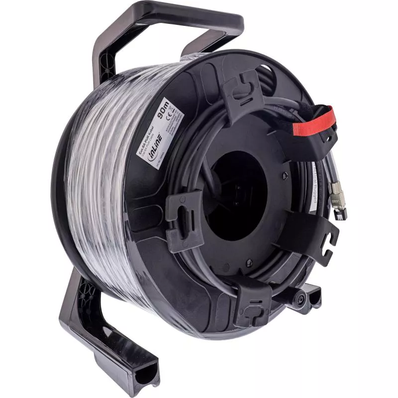 Netzwerk Kabeltrommel Cat.6A Outdoor, 90 m, PUR, IP67 Spule Netzwerk Kabeltrommel Cat.6A Outdoor, 90 m, PUR, IP67 Spule